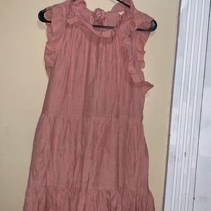 Light brown pinkish dress sleeveless